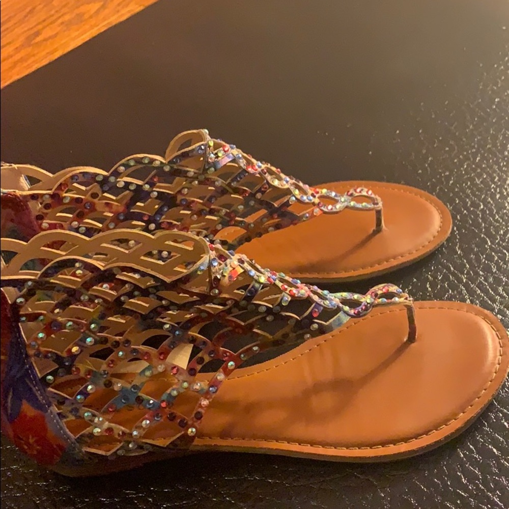 Cute Vibrantly colored sandals